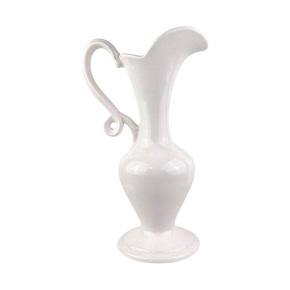 Vintage Royal Haeger Floral Pitcher: Mid-Century Modern Art Pottery - Picture 5 of 7